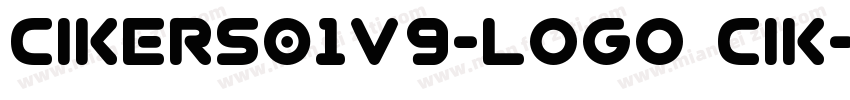 cikers01v9-logo cik字体转换